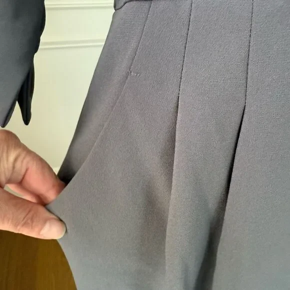 MM LaFleur The Mei Dress Monsoon Grey $240 4 - Picture 4 of 7